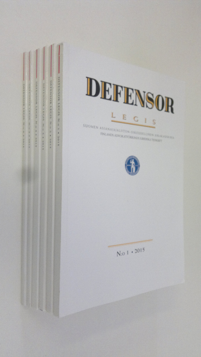 Defensor legis vuosikerta 2015 (n:o 1-6) : Suomen asianaj...