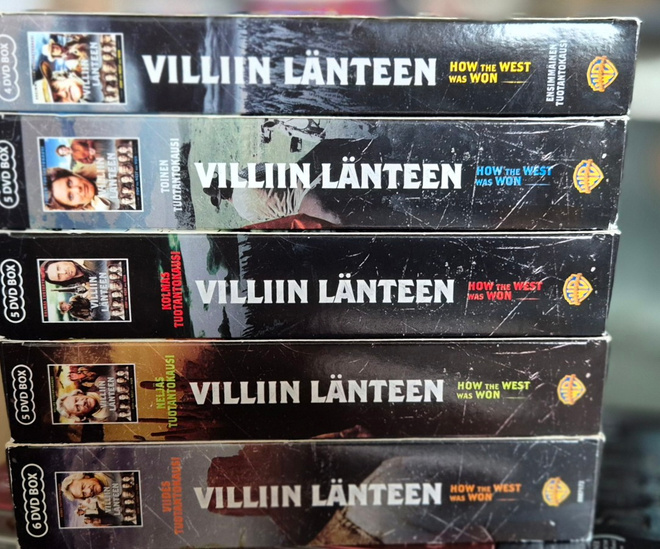 Villiin länteen Koko sarja -DVD
