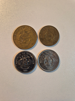 Seychellit kolikot eri arvoja cents (14473)
