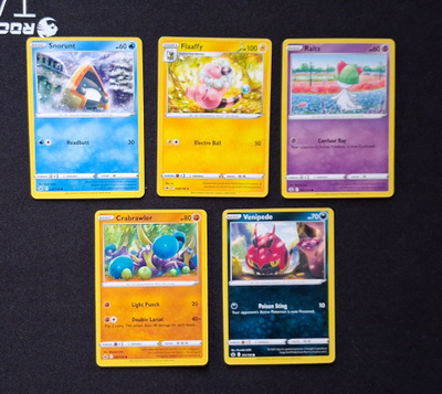 Pokemon kortit 5kpl (#34 Chilling Reign)