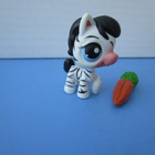 Littlest Pet Shop figuuri, seepra + porkkanat - pikkukuva 1