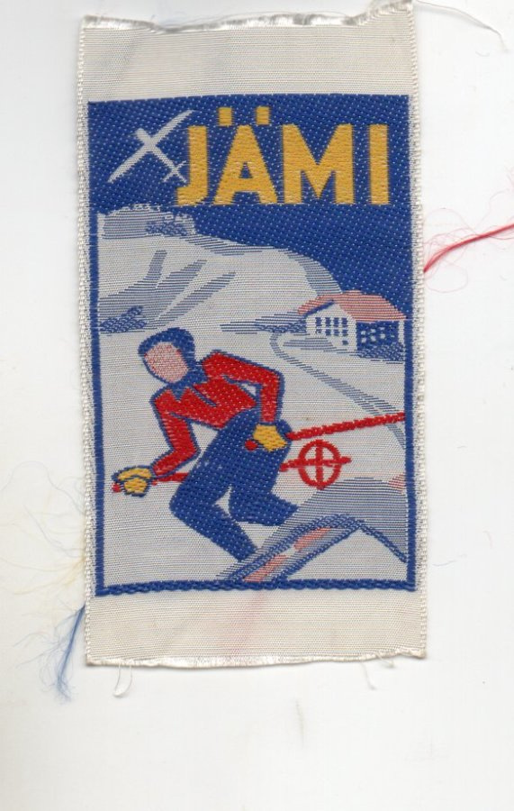 Jämi: Matkailu /hihamerkki  (kangasta)