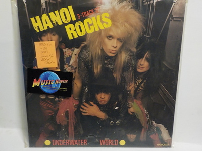 HANOI ROCKS - UNDERWATER WORLD - EX-/EX+ LP