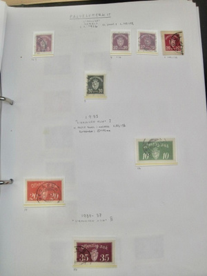 50 kpl Norja Norway Norge Leimamerkit 1926-1937