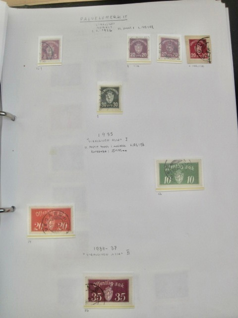 50 kpl Norja Norway Norge Leimamerkit 1926-1937
