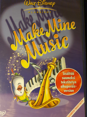 MAKE MINE MUSIC DVD SUOMITEKSTITYS UUSI