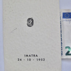 VANHA Ruokalista Menukortti Imatran Voima 1952 - pikkukuva 1