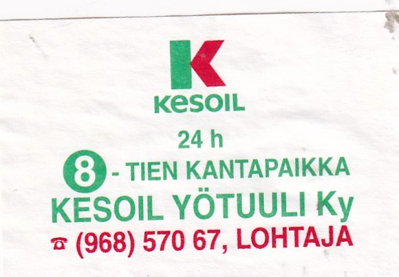 Lohtaja, Kesoil Yötuuli Ky    8/9