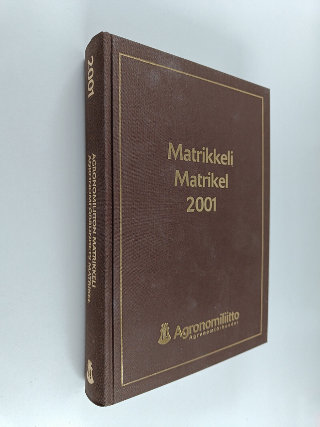 Agronomiliiton matrikkeli 2001 = Agronomförbundets matrik...