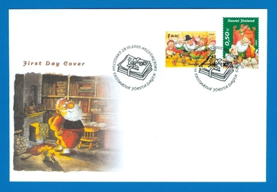 FDC – Joulu, Kirjeenluku, Joulujuhla 28.10.2005 S. L. 1760-