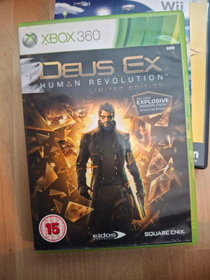 XBOX 360 Deus Ex Human Revolution + kotelo + ohjeet