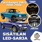 Ford Ranger (MK1) Sisätilan LED-sarja 4-osainen - pikkukuva 1