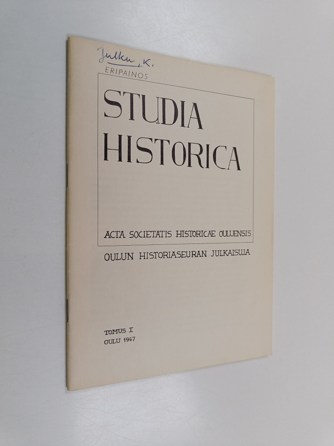 Studia historica : Oulujokilinja Karjalaisten kaukoliiken...