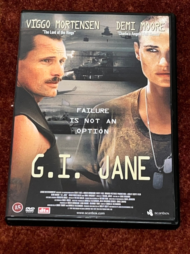 G.I. JANE - DVD - demi moore viggo mortensen