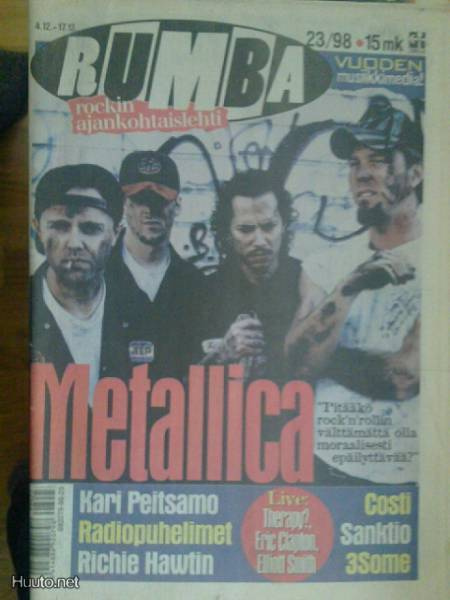 RUMBA Rockin Ajankohtaislehti 23/1998