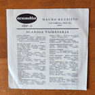 Mauno Kuusisto- Elämäni On Lauluni 7' Ep (M-/EX+) - pikkukuva 2