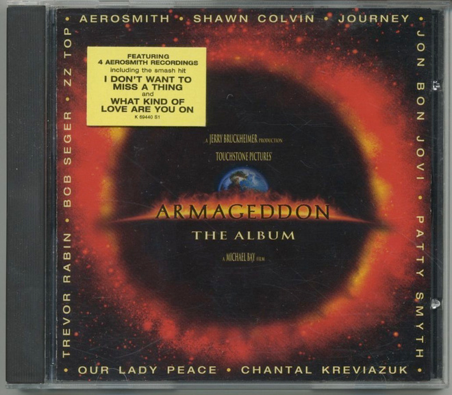ARMAGEDDON (The Album) O.S.T. - 1998 US CD - Aerosmith ym.