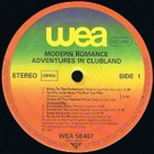 MODERN ROMANCE :: ADVENTURES IN CLUBLAND :: VINYYLI LP 1981 - pikkukuva 3