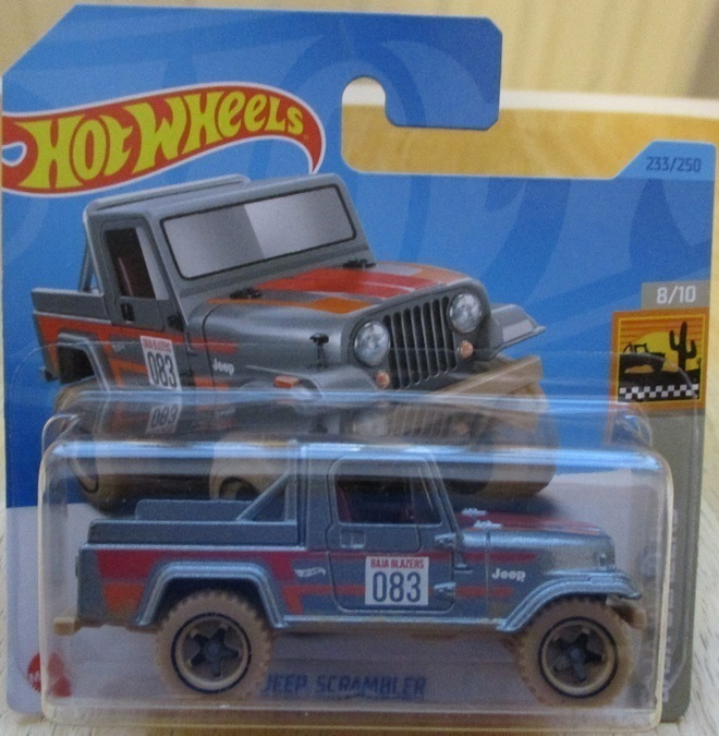 Jeep Scrambler 4x4 Pick-Up Grey-Brown 1981 Hot Wheels 1:64