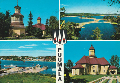 KIRKKOKORTTI - PUUMALAN KIRKKO - 1/2