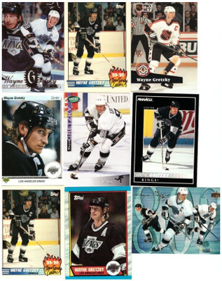 9 x WAYNE GRETZKY Los Angeles Kings