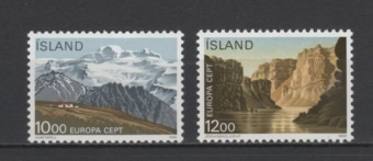 (S1864) ICELAND, 1986 (Europa. National Parks) Mi ## 648-649