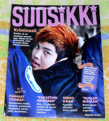Suosikki 11 / 2010, mukana juliste Red Hot Chili Peppers / M