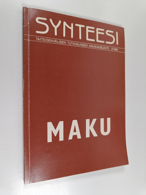 Synteesi : taiteiden välisen tutkimuksen aikakauslehti 3/...