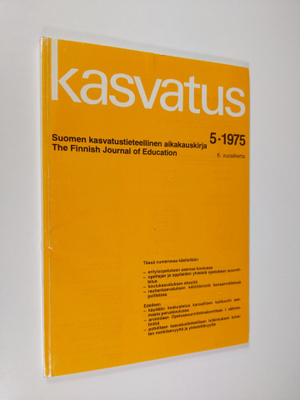 Kasvatus 5/1975 : Suomen kasvatustieteelllinen aikakauskirja