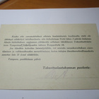 1931 Tampere taksoituslautakunta virkapostikortti - pikkukuva 2