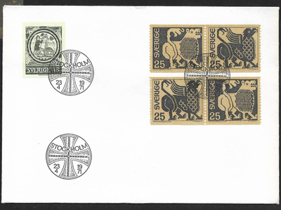 Ruotsi - Grödingebonaden FDC 1971 (Fac. 726-727)