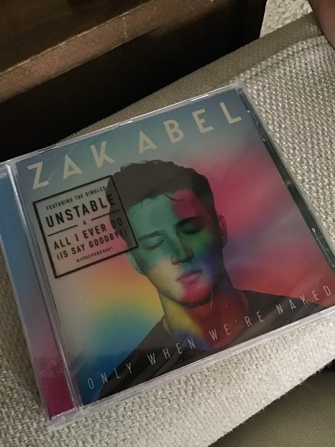 Zak Abel . Only when we`re naked CD muoveissa