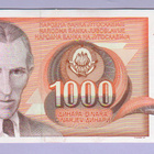 Jugoslavia SFR 1000 Dinara v.1990 UNC P-107 - pikkukuva 1