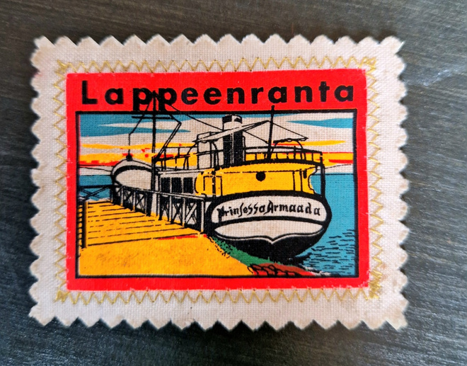 Lappeenranta vintage kangasmerkki