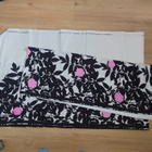 Marimekko Ruusupuu kangas 2 pitkää verhoa - pikkukuva 1
