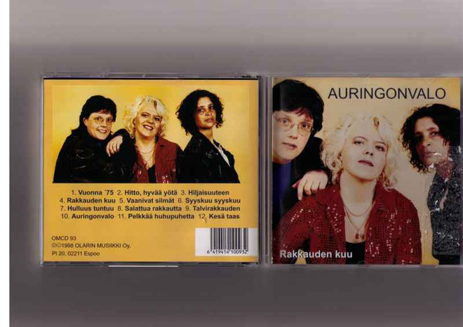 AURINGONVALO-RAKKAUDEN KUU
