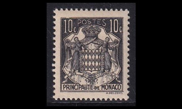 Monaco 220 ** Käyttösarja vaakuna 10 C (1940)