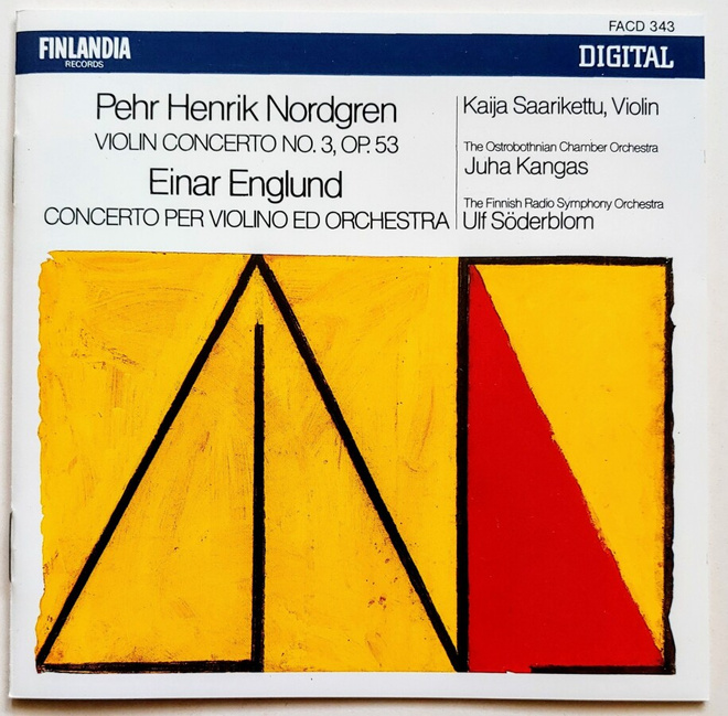 NORDGREN • ENGLUND • SAARIKETTU: Viulukonserttoja – CD 1986