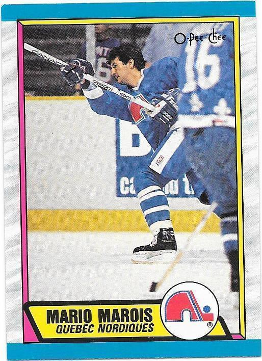 1989-90 OPC #260 Mario Marois Quebec Nordiques