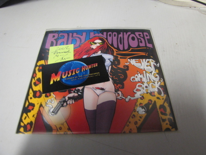 BABY WOODROSE - NEVER COMING BACK 7" M-/M- LP