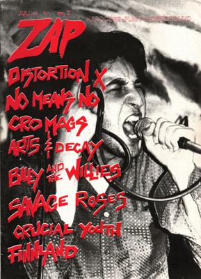 ZAP #2 fanzine Saksa 1988