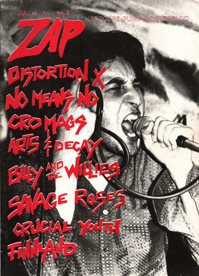 ZAP #2 fanzine Saksa 1988