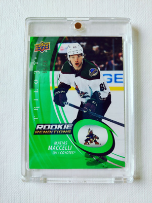 Matias Maccelli - 22-23 Trilogy Rookie Renditions Green /99