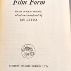 Sergei Eisenstein: Film form - pikkukuva 1
