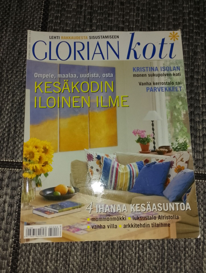 Glorian koti kesäkuu 2005