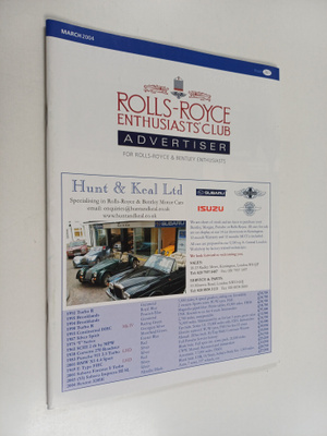 Rolls-Royce enthusiasts' club advertiser for Rolls-Royce ...