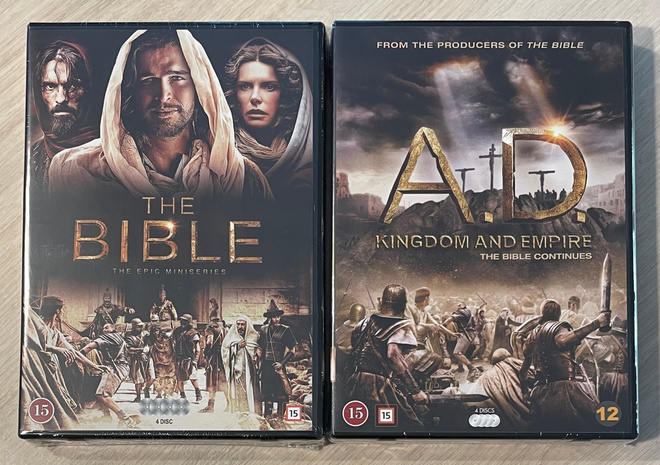 The Bible (2013) & A.D. Kingdom and Empire (2015) 8DVD