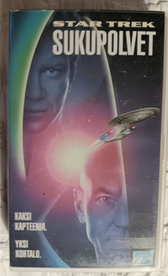 Star Trek Sukupolvet VHS
