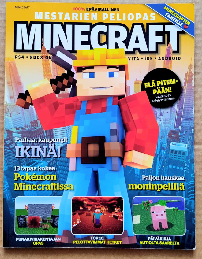 MINECRAFT : MESTARIEN PELIOPAS – kirja, Orage 2021