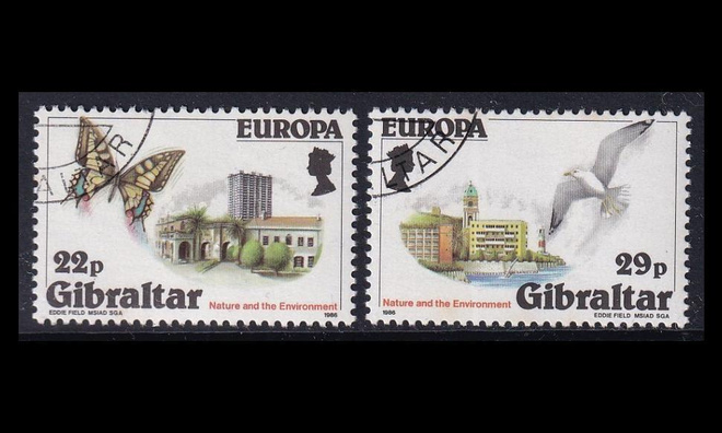 Gibraltar 503-4 o Europa luonnonsuojelu (1986)